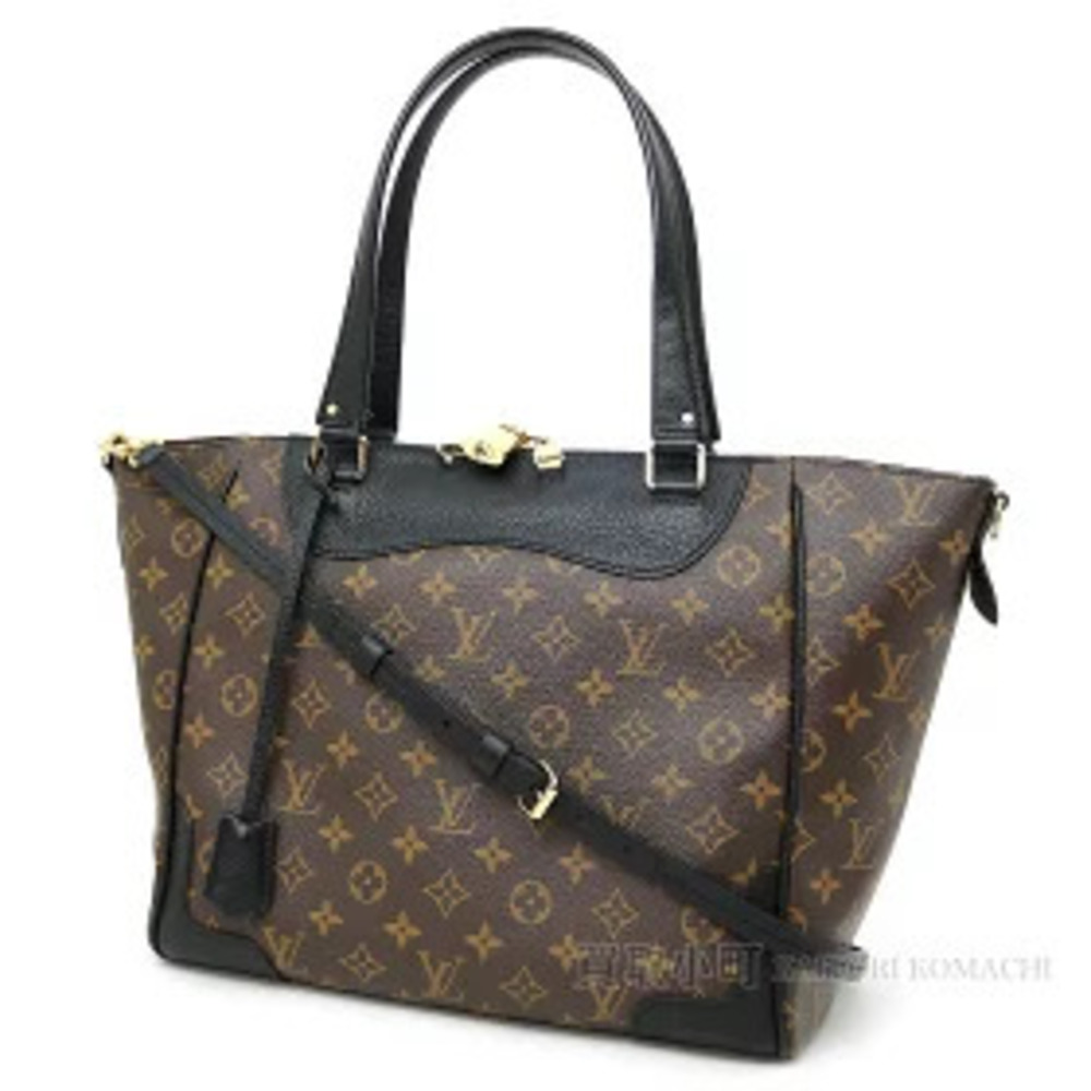 Louis Vuitton Estrella Monogram Cuir Noir Black Shoulder Bag Handbag City